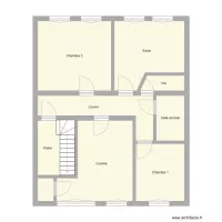 Croquis  1 &eacute;tage GEISS