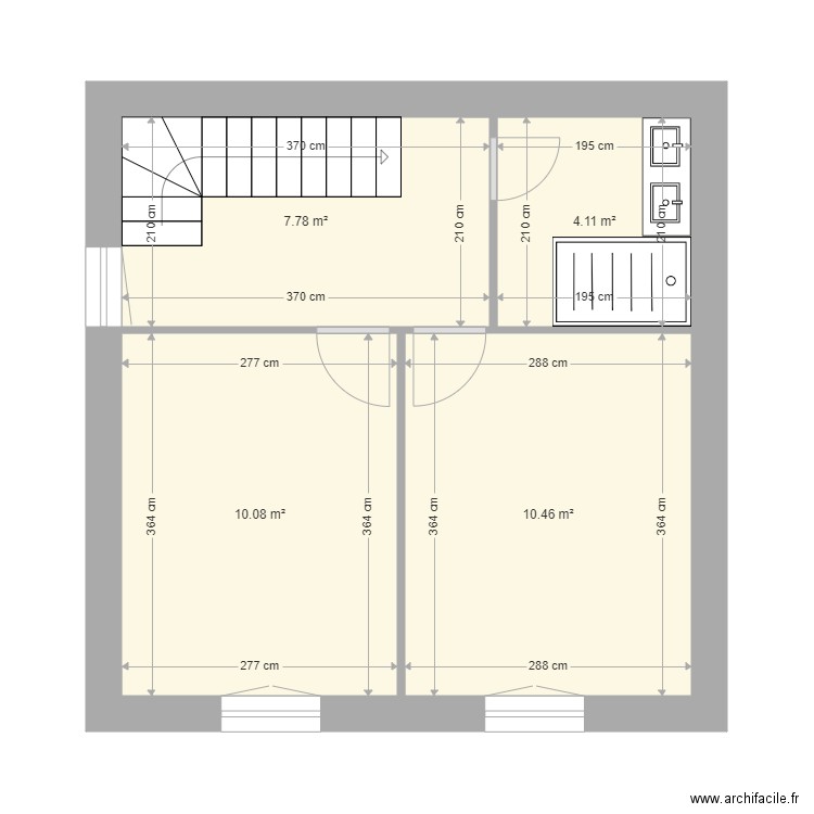 cicuto etage. Plan de 0 pièce et 0 m2