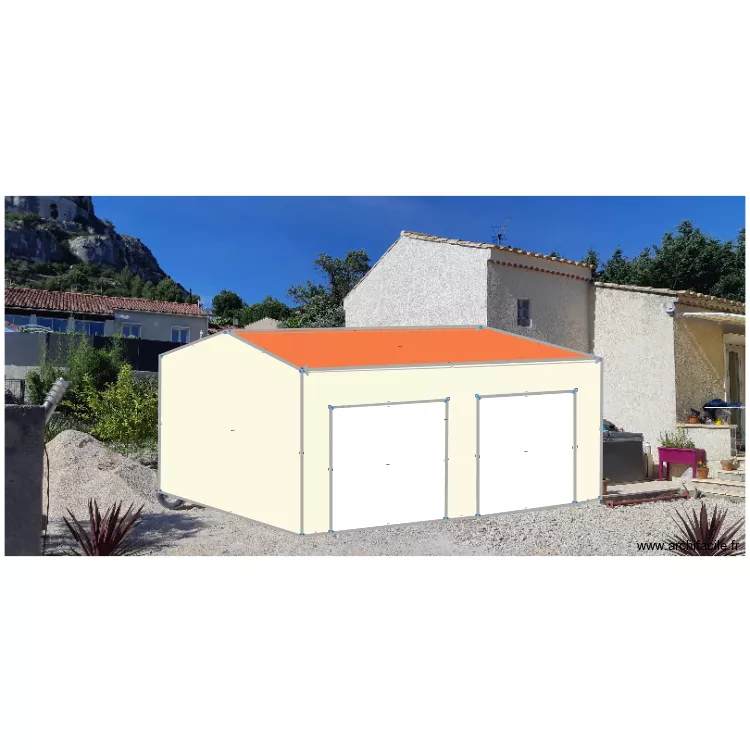 Photo Int&eacute;gration Garage. Plan de 
