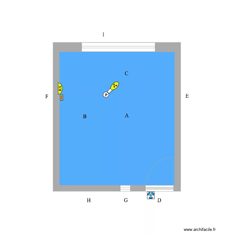 Cabinet 4 SCM MAZIEN. Plan de 