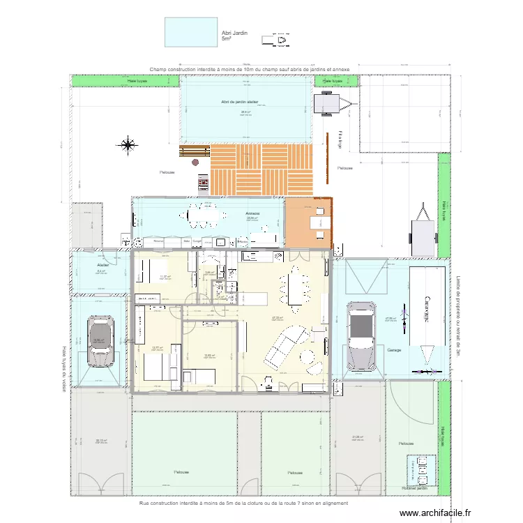 Saint andr&eacute; 21 janvier. Plan de 