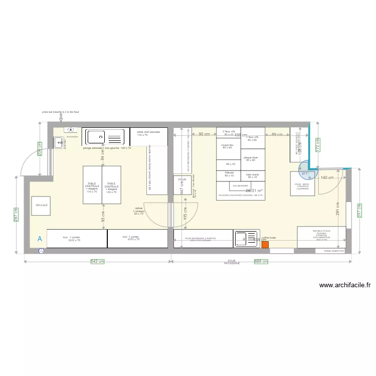 LE JARDIN CUISINE. Plan de LE JARDIN CUISINE. Plan de