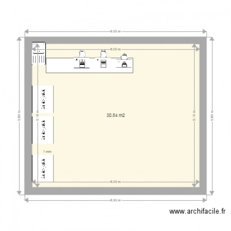 1er jet. Plan de 0 pièce et 0 m2