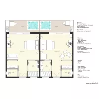 Bungalows Jumel&eacute;s Meubl&eacute;s