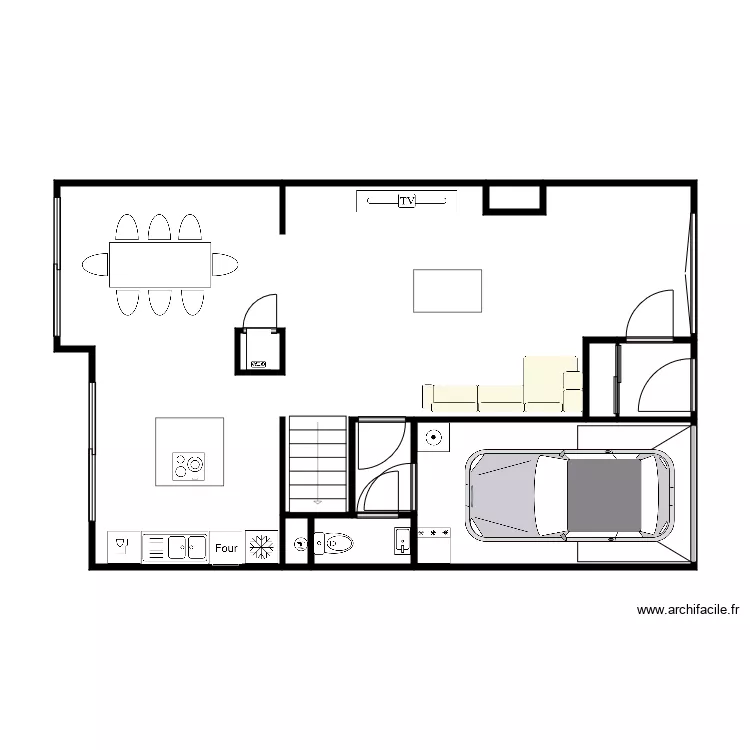 Maison CROIX Rdc 1. Plan de Maison CROIX Rdc 1. Plan de