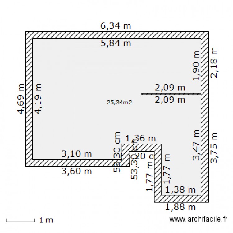 Dudypart. Plan de 0 pièce et 0 m2