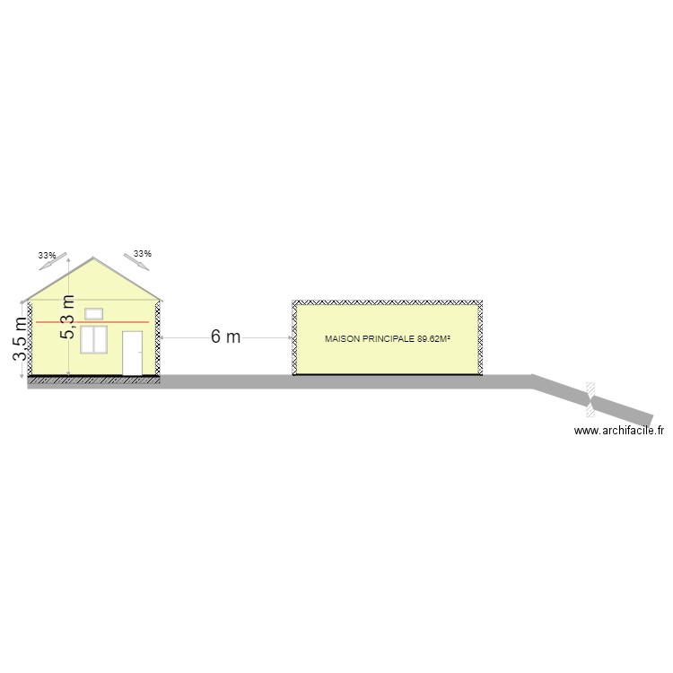 PLAN DE COUPE PC3. Plan de 0 pièce et 0 m2