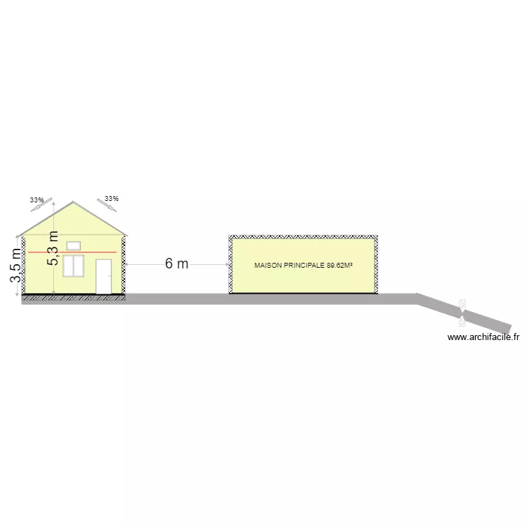 PLAN DE COUPE PC3. Plan de 