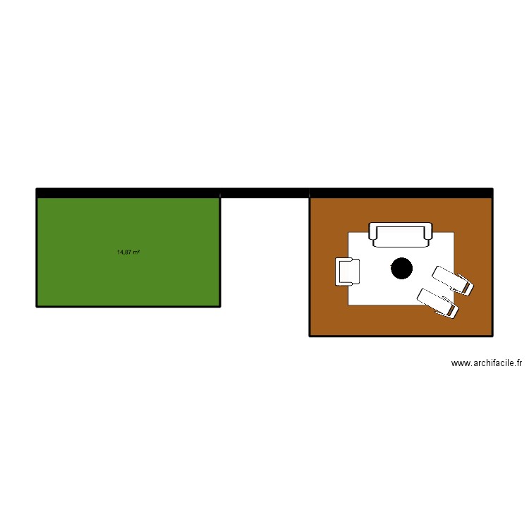 Outdoor Chirac. Plan de 0 pièce et 0 m2