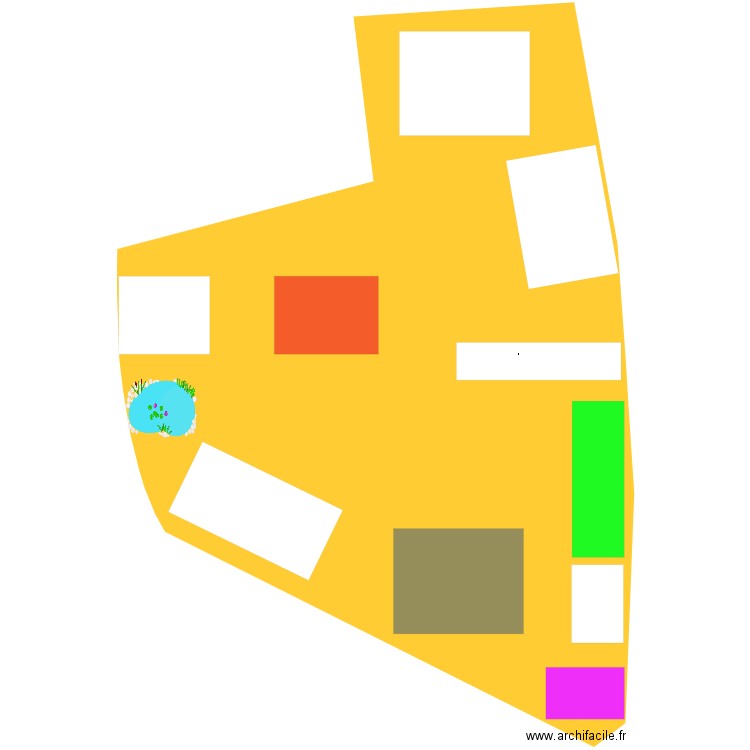 La Coudoulette 01 v2. Plan de 0 pièce et 0 m2