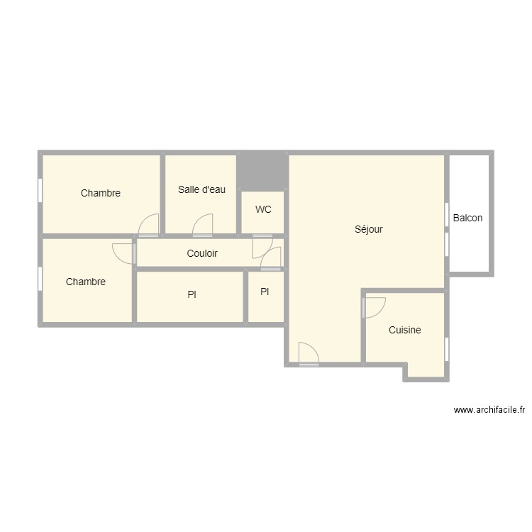 COUPE. Plan de 0 pièce et 0 m2