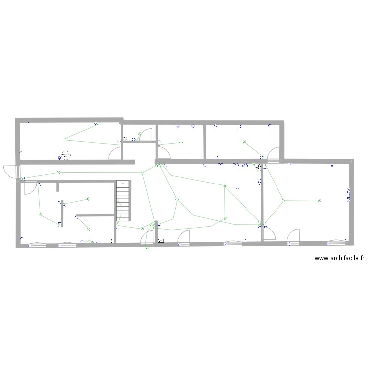 eve rousseau rdc. Plan de 0 pièce et 0 m2