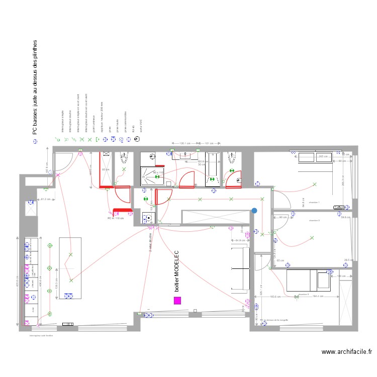 REUILLY plan élec. Plan de 0 pièce et 0 m2