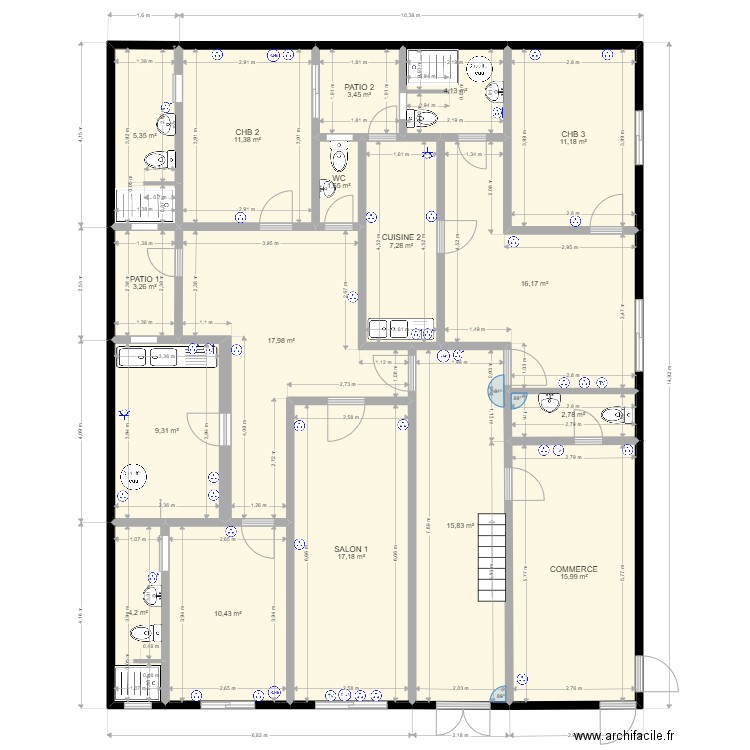 GY RDC ELEC OCT22. Plan de 0 pièce et 0 m2