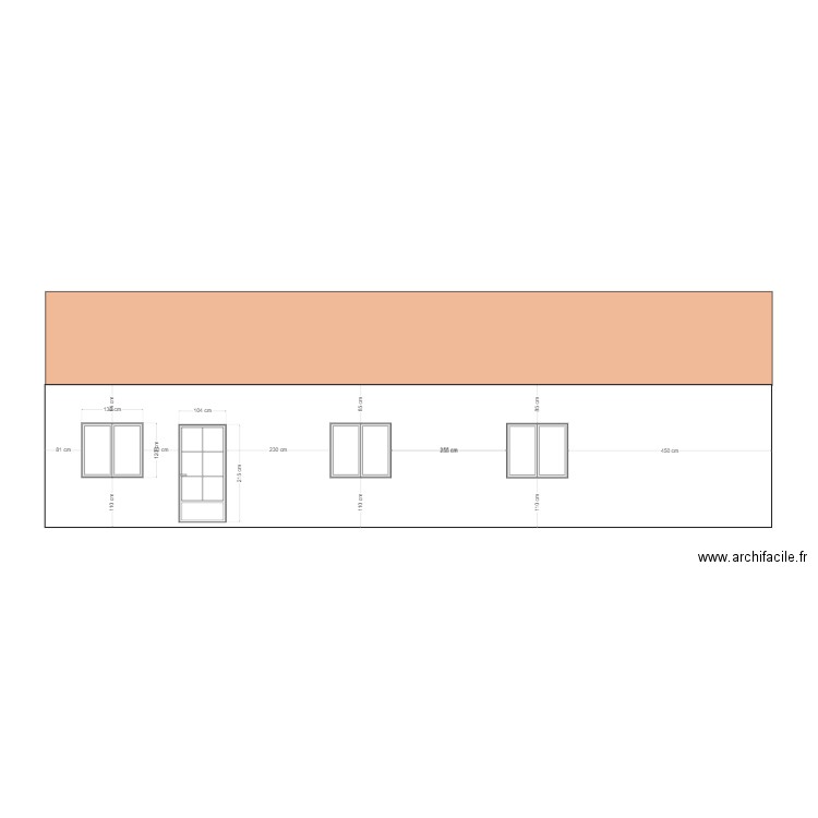 FACADE Mezerolles. Plan de 0 pièce et 0 m2