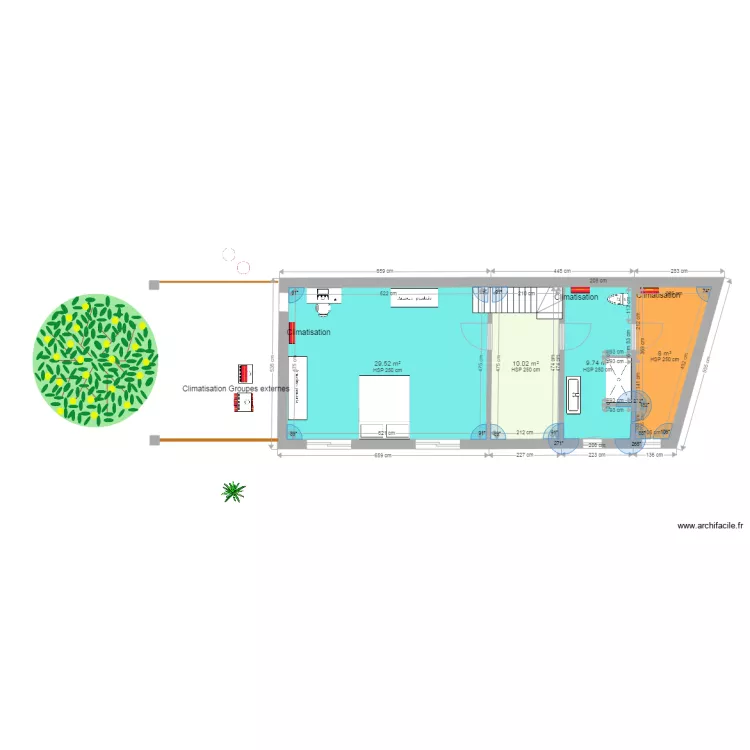 Esquenne 5 rez de chauss&eacute;e. Plan de 