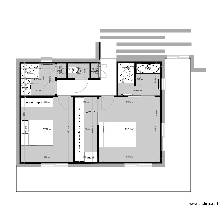 plan 2 maison . Plan de 0 pièce et 0 m2