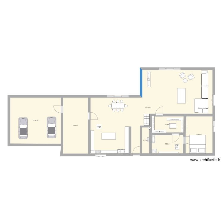 PLAN MAISON 140m. Plan de 0 pièce et 0 m2