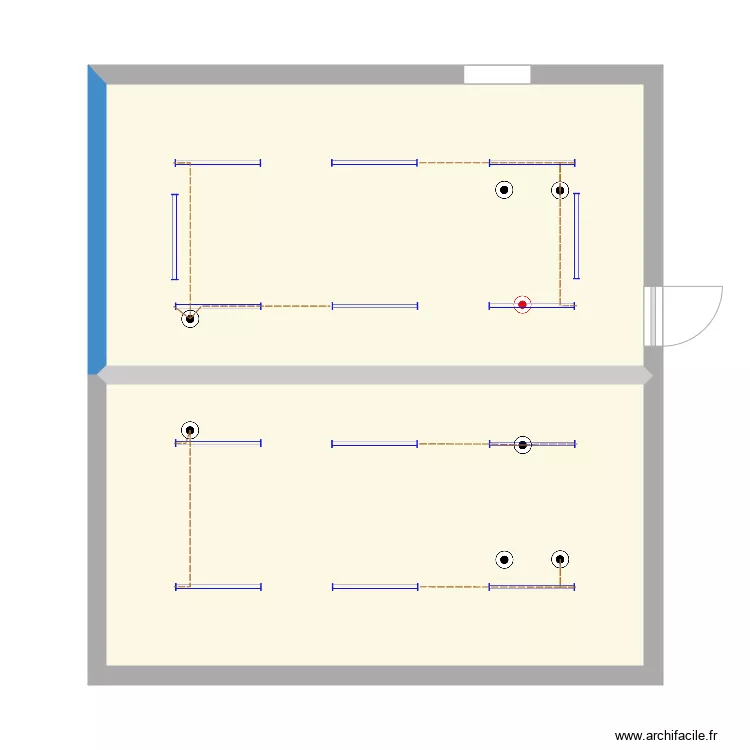 Magasin. Plan de 