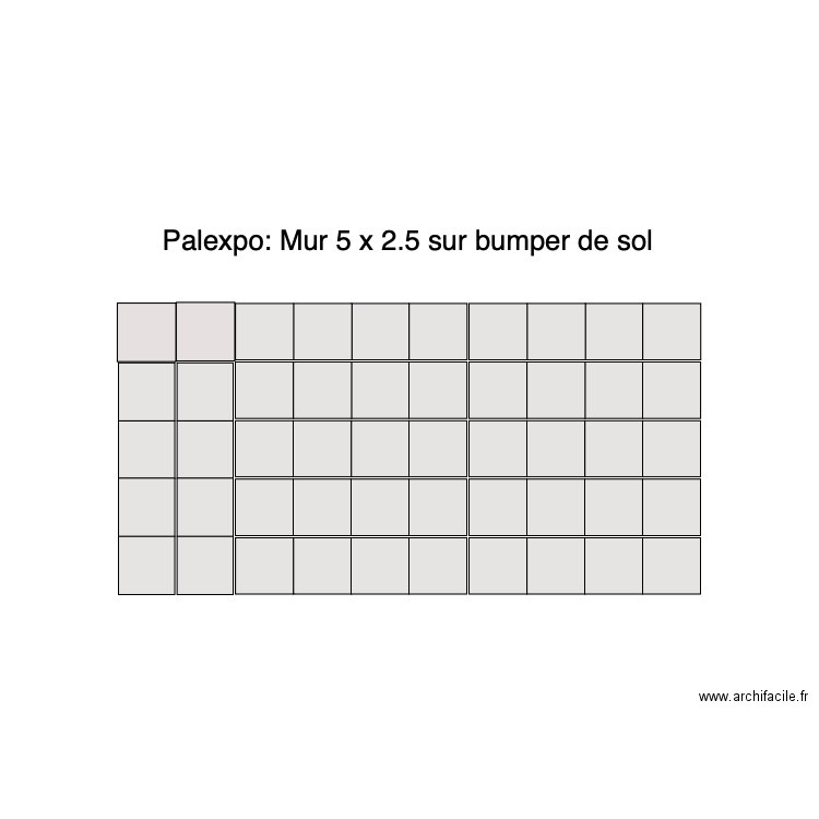 Mur LED Palexpo. Plan de 0 pièce et 0 m2