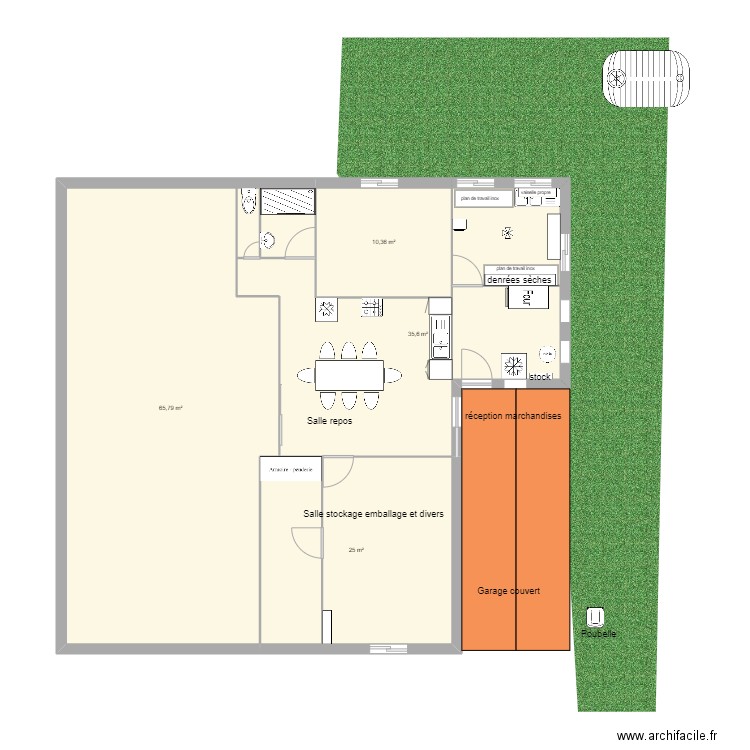 plan labo 2. Plan de 0 pièce et 0 m2