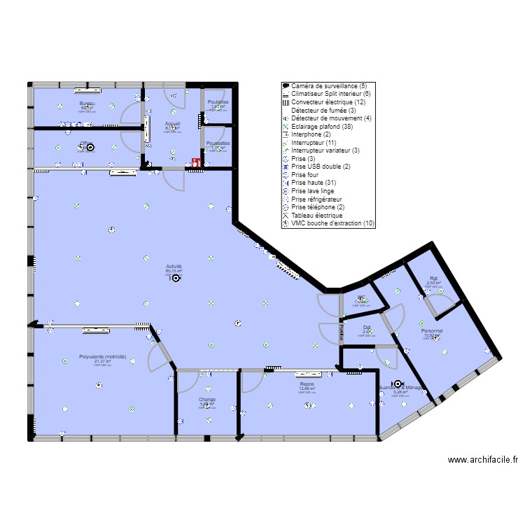 Vanves Jean Jaurès Electricité. Plan de 0 pièce et 0 m2