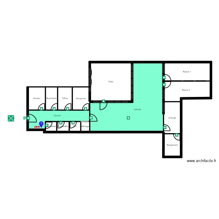 B94KB23D evac. Plan de 0 pièce et 0 m2