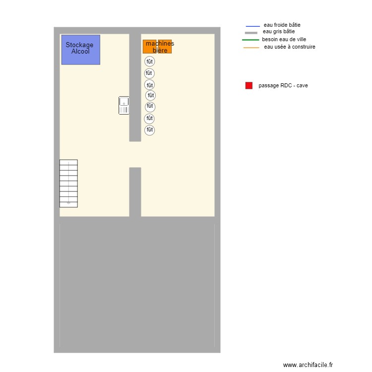 plan triphasé cave POUR DOS SECU. Plan de 0 pièce et 0 m2