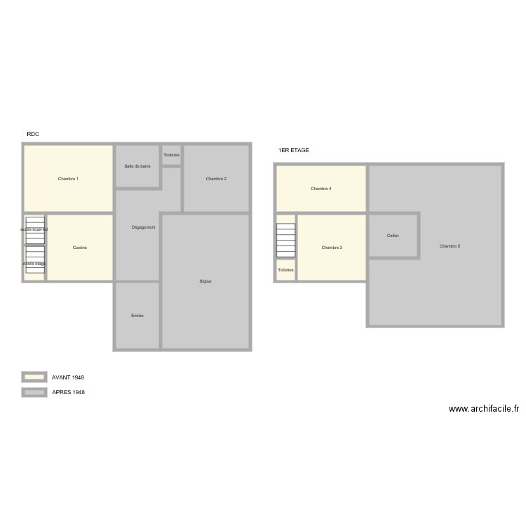 HUDREAUX. Plan de 0 pièce et 0 m2