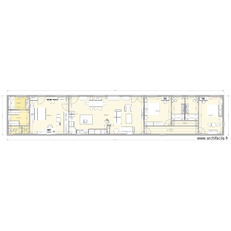 F4 Simple. Plan de 0 pièce et 0 m2