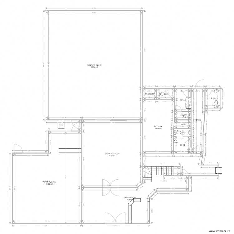 AUBERGE DU CENTRE. Plan de 0 pièce et 0 m2