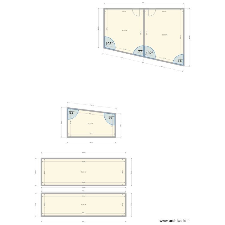 cabane . Plan de 0 pièce et 0 m2