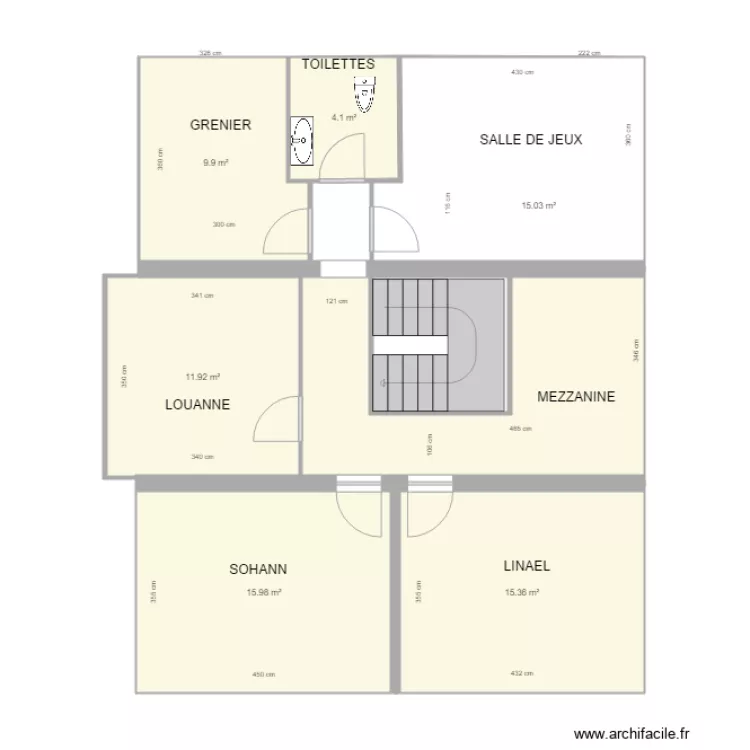 MAISON ETAGE. Plan de MAISON ETAGE. Plan de