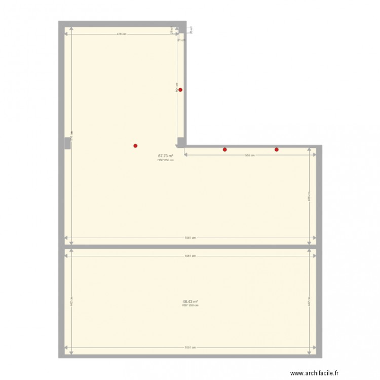 Bureau. Plan de 0 pièce et 0 m2