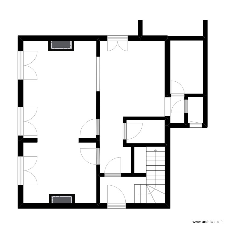 MANGIN. Plan de 15 pièces et 111 m2