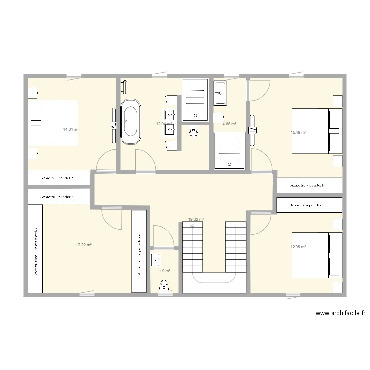 ETAGE 2. Plan de 0 pièce et 0 m2