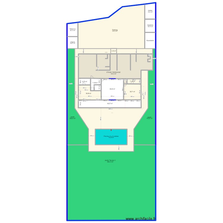 AAAAAAAAA 2023 02 SANS FENETRES 3. Plan de 91 pièces et 7227 m2