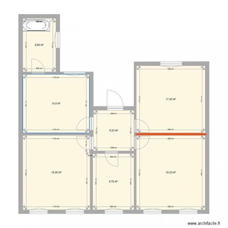 Plan. Plan de 0 pièce et 0 m2