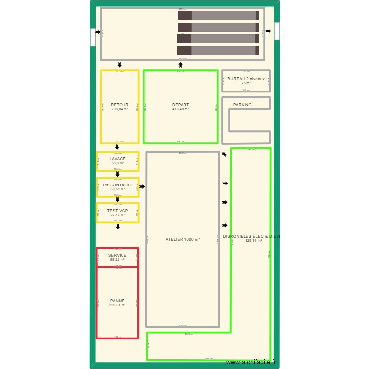 PARIS NORD & SUD 2023 400 machines. Plan de 0 pièce et 0 m2