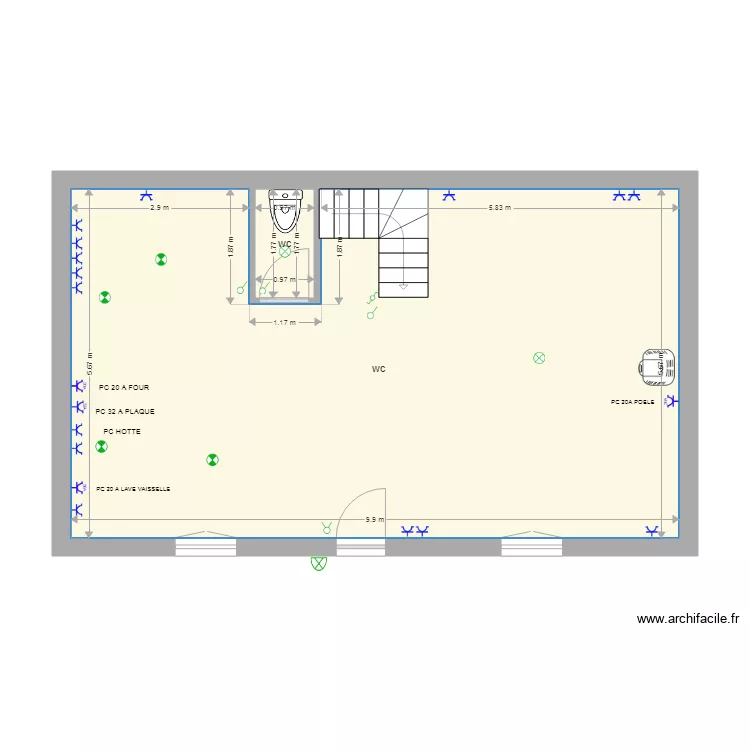 FANCHALIZEE RDC . Plan de 