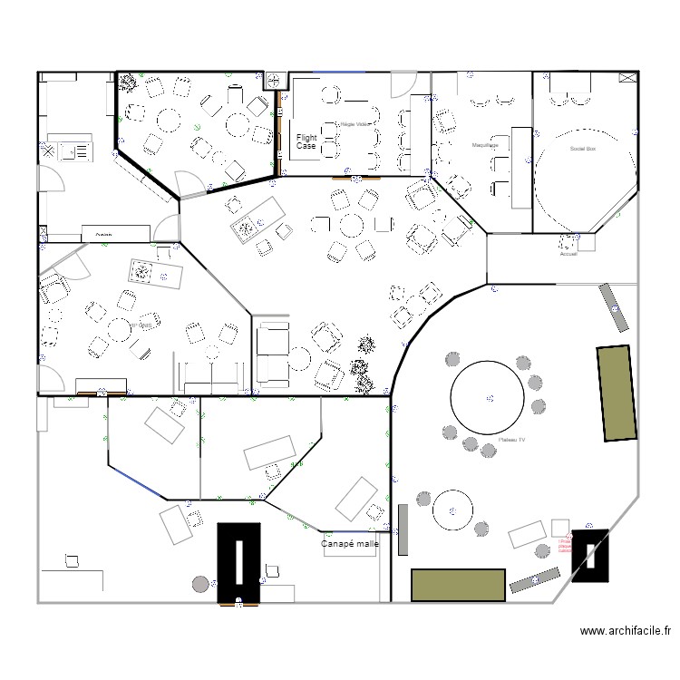 SIA 8 partage. Plan de 0 pièce et 0 m2