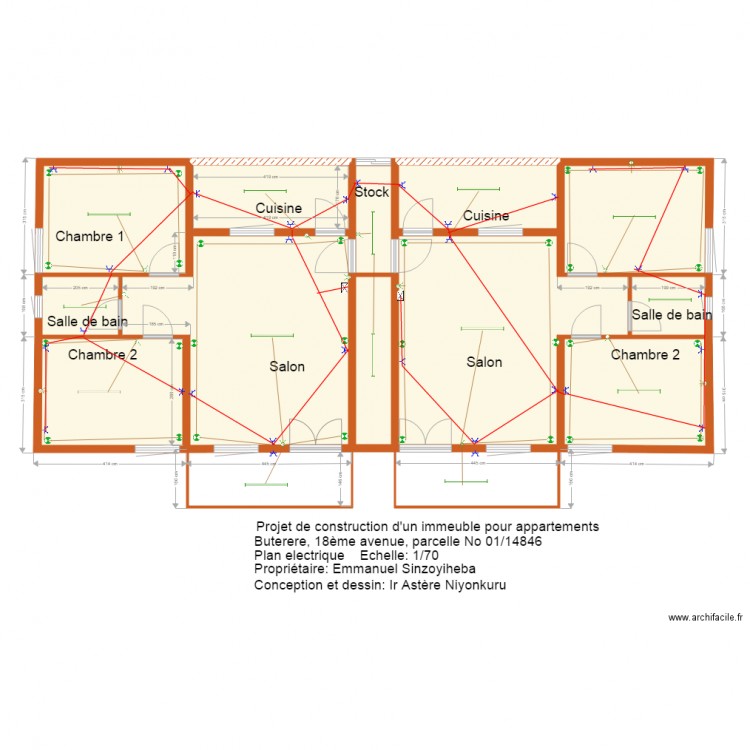 musalac electricité. Plan de 0 pièce et 0 m2