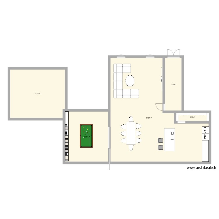 maison. Plan de 0 pièce et 0 m2