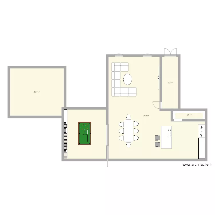 maison. Plan de 