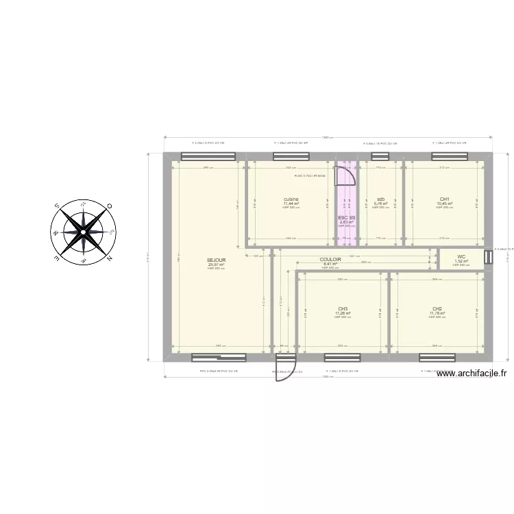 JOIGNEAUX . Plan de 