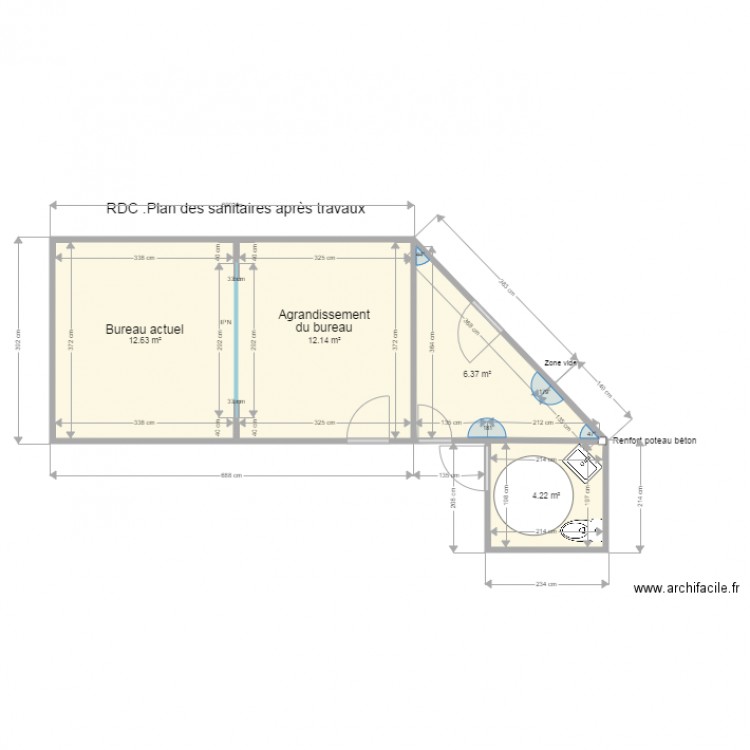 Après travaux 4. Plan de 0 pièce et 0 m2