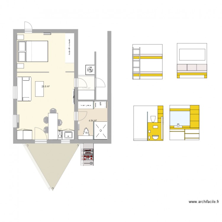 embrun remy. Plan de 0 pièce et 0 m2