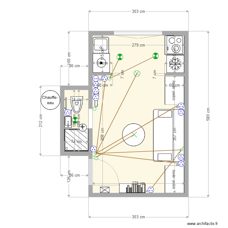 11JF projet 1 ECLEC. Plan de 0 pièce et 0 m2