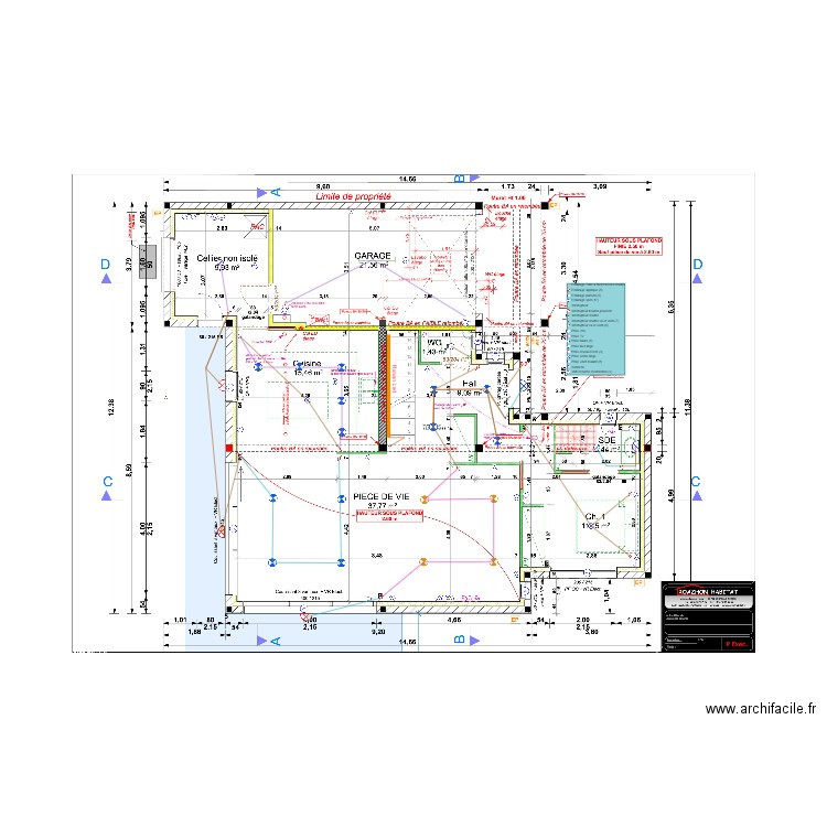 dogan rdc. Plan de 0 pièce et 0 m2