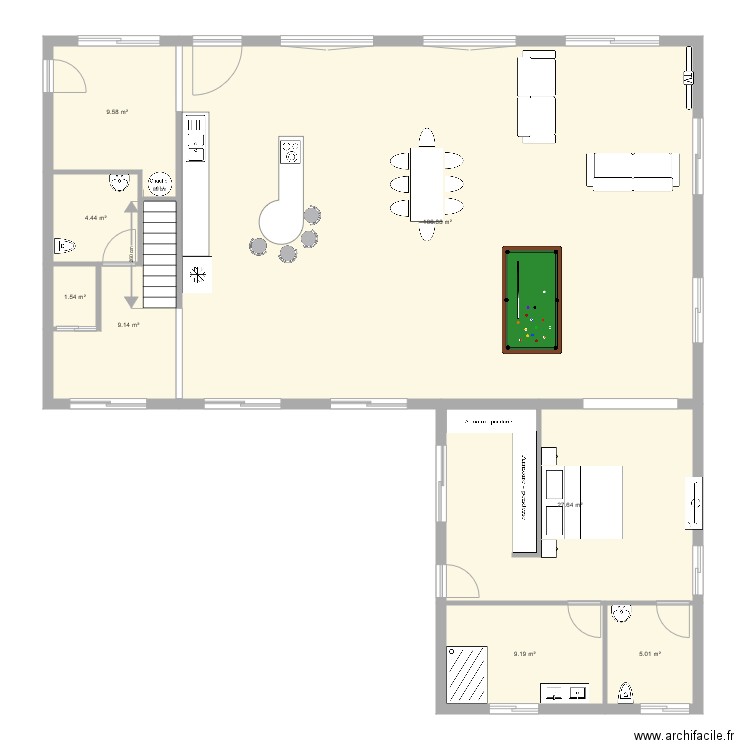 maison. Plan de 0 pièce et 0 m2